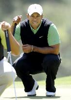 Tiger Woods in 2nd round of Masters