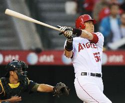 Matsui's walk-off hit lifts Angels past A's