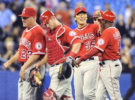 L.A. Angels' Matsui 2-for-4 with an RBI against Blue Jays