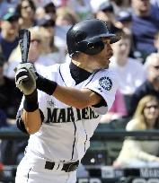 Seattle Mariners' Ichiro 1-for-3 against Detroit Tigers