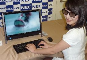 NEC to release 3-D desktop PC