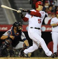 Angels' Matsui hits season's 4th homer against Tigers