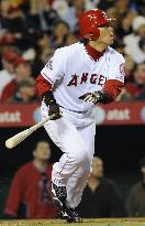 Angels' Matsui hits season's 4th homer against Tigers