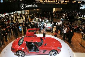 Mercedes booth at Beijing show