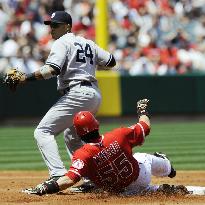 Matsui gets within 1 hit of 1,000 in MLB