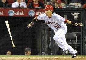 Matsui gets 1,000th hit of major league career