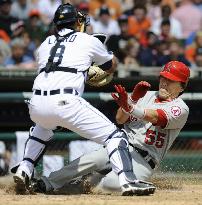 L.A. Angels' Matsui 1-for-4 against Detroit Tigers
