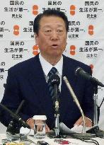 Ozawa hints lack of leadership affecting DPJ popularity