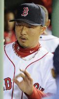 Red Sox's Okajima pitches perfect 7th against the Blue Jays