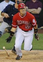 Angels' Matsui off starting lineup
