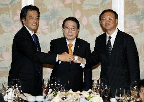 Japan, China, S. Korea discuss handling of S. Korean ship sinking