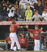 Matsui 1-for-3 in Angels' 12-3 win over Athletics