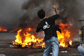 Photos from clashes in Bangkok