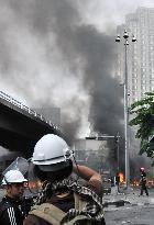 Photos from clashes in Bangkok