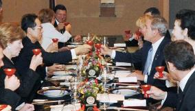 Sake increasing presence at diplomatic banquet