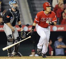 Matsui goes 1-for-3 against Blue Jays