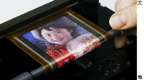 Roll-up OLED display