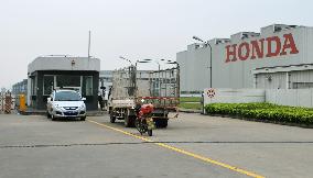 Strike at Honda parts plant in China