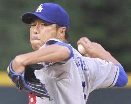 Dodgers' Kuroda incurs 3rd loss