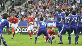 Own goals sink Japan in World Cup warm-up vs England