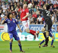 Own goals sink Japan in World Cup warm-up vs England