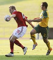 Australia beat Denmark 1-0 in warm-up friendly in S. Africa