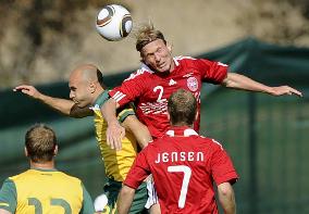 Australia beat Denmark 1-0 in warm-up friendly in S. Africa