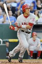 L.A. Angels' Matsui 2-for-4 against Kansas City Royals