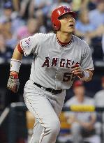 L.A. Angels' Matsui 2-for-4 against Kansas City Royals