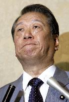 Ozawa regrets Hatoyama's decision to resign