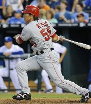 Angels' Matsui 2-for-4 against Royals