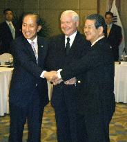 Japan, S. Korea, U.S. reaffirm cooperation