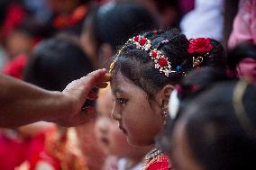 NEPAL-KATHMANDU-KUMARI PUJA