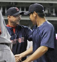 Red Sox's Matsuzaka earns 150th win in combined career