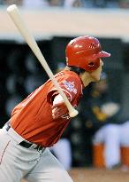 L.A. Angels' Matsui 1-for-4 against Oakland Athletics