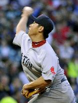 Red Sox's Matsuzaka earns 150th win in combined career