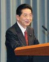 Chief Cabinet Secretary Sengoku