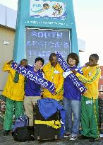 Japan supporters ready for Cameroon match