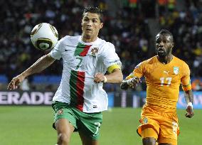 Ivory Coast draw 0-0 with Portugal in World Cup Group G match