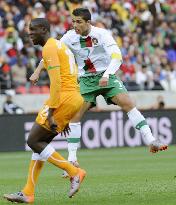 Ivory Coast, Portugal at 0-0 in soccer World Cup