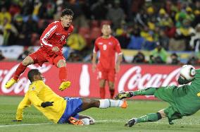 Brazil beats North Korea 2-1 at World Cup