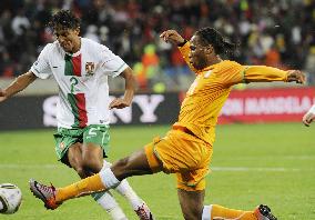 Ivory Coast draw 0-0 with Portugal in World Cup Group G match