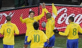 Brazil beats North Korea 2-1 at World Cup