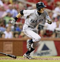 Ichiro 1-for-5 against Cardinals