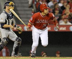 Matsui 1-for-3 against Brewers