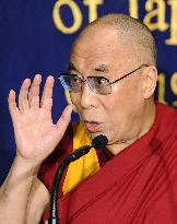 Dalai Lama speaks at Tokyo press club