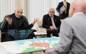 Afghan President Karzai visits Hiroshima