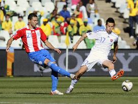 Paraguay beat Slovakia in World Cup Group F