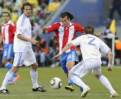 Paraguay beat Slovakia in World Cup Group F