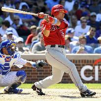 L.A. Angels' Matsui 2-for-4 against Chicago Cubs